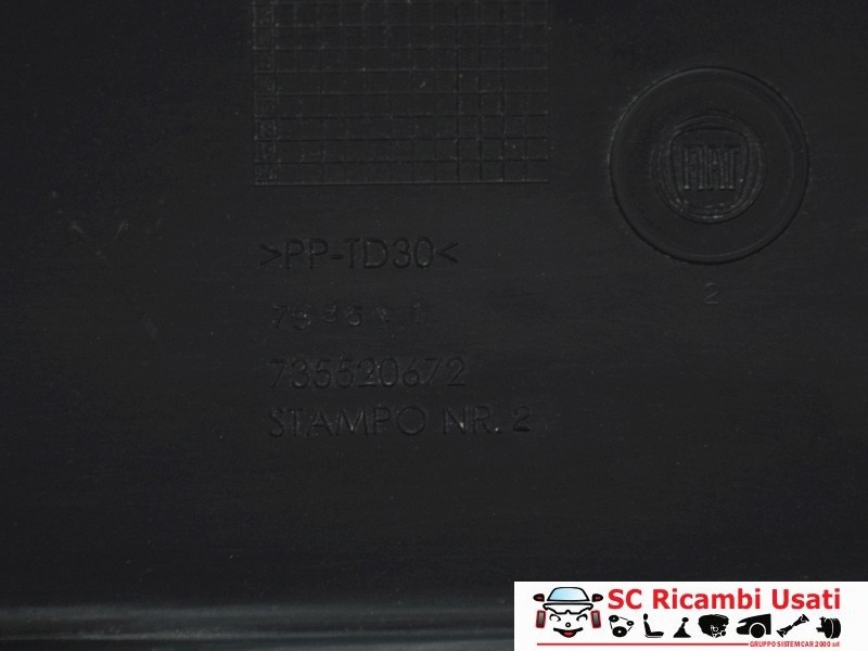 Modanatura Paraurti Anteriore Fiat New Panda 735520672 - 10111 Modanatura Paraurti Anteriore Fiat New Panda 735520672 - 10111