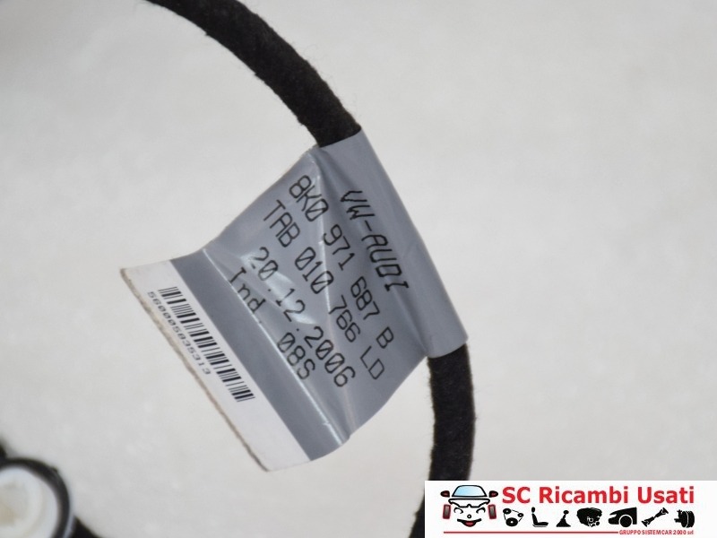 Cablaggio Porta Posteriore Destra Audi A4 8K0971687B - 10144 Cablaggio Porta Posteriore Destra Audi A4 8K0971687B - 10144