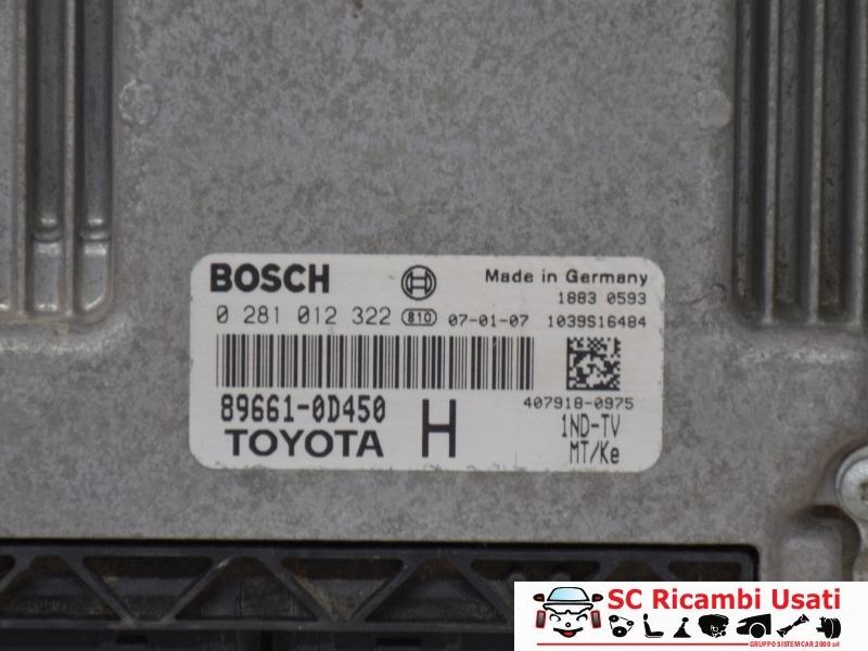 Centralina Motore Toyota Yaris 1.4 D4d 89661-0D450 0281012322 - 10162 Centralina Motore Toyota Yaris 1.4 D4d 89661-0D450 0281012322 - 10162