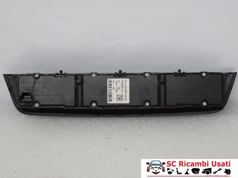 Pulsantiera 4 Frecce Mercedes Classe C W204 A2049050302 - 10413 Pulsantiera 4 Frecce Mercedes Classe C W204 A2049050302 - 10413