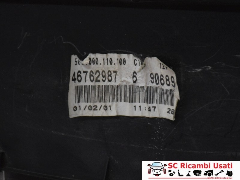 Quadro Strumenti Fiat Doblo 46762987 - 10422 Quadro Strumenti Fiat Doblo 46762987 - 10422