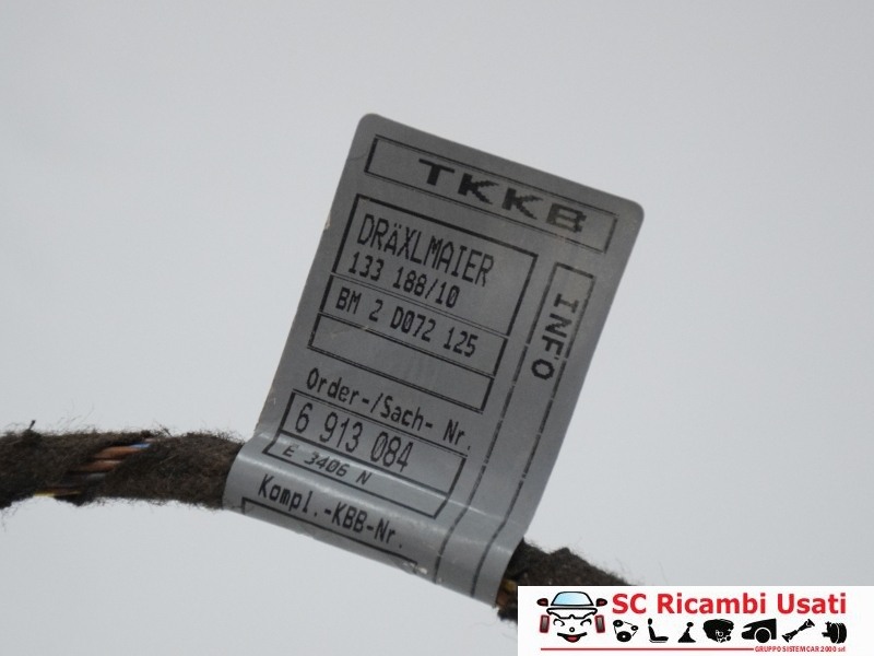 Cavo Cablaggio Porta Posteriore Dx Bmw Serie 3 E46 6913084 8375411 - 10473