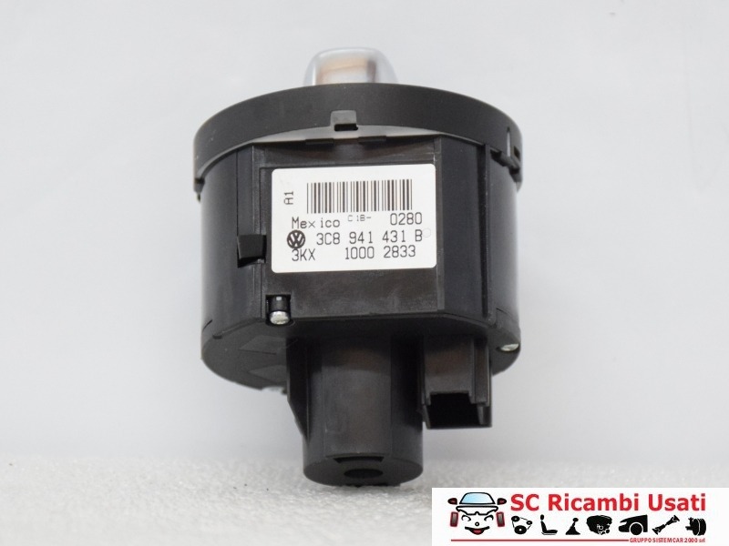 Intterruttore Comando Luci Volkswagen Golf 6 2009 3C8941431B - 10549 Intterruttore Comando Luci Volkswagen Golf 6 2009 3C8941431B - 10549