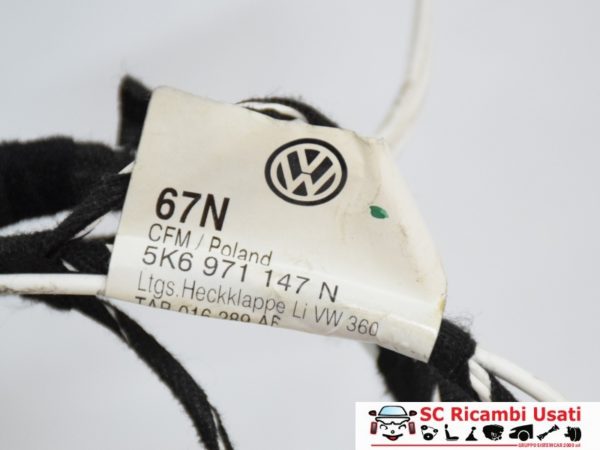 Cablaggio Portellone Volkswagen Golf 6 5K6971147N 5K6971148BF