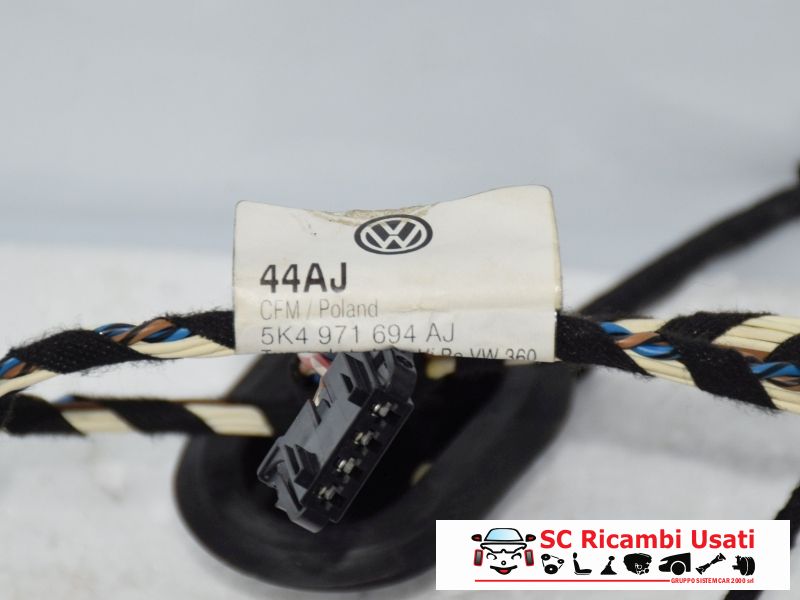 Cablaggio Porta Posteriore Destra Vw Golf 6 5K4971694AJ - 07947 Cablaggio Porta Posteriore Destra Vw Golf 6 5K4971694AJ - 07947