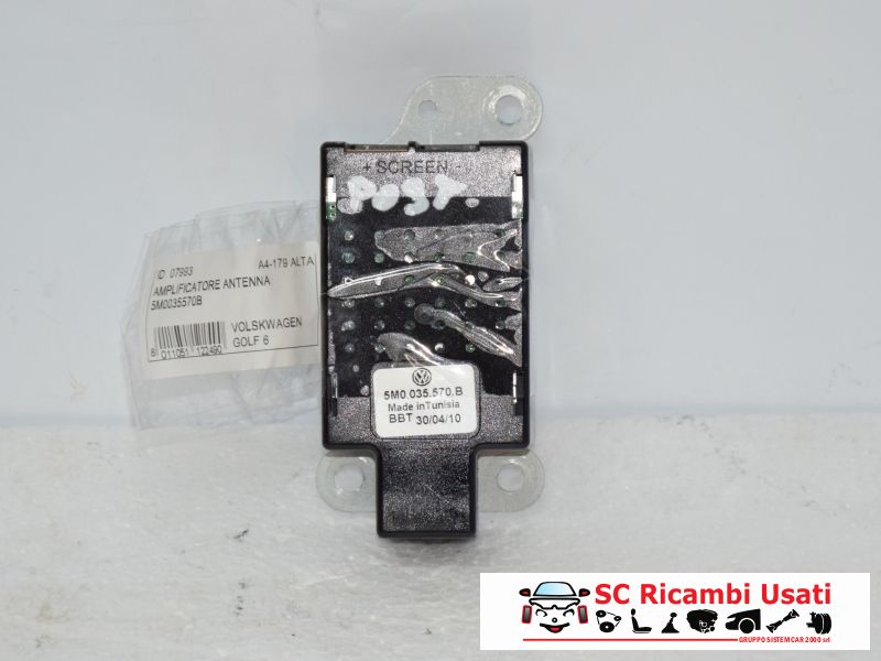 Amplificatore Antenna Volkswagen Golf 6 5M0035570B - 07993 Amplificatore Antenna Volkswagen Golf 6 5M0035570B - 07993