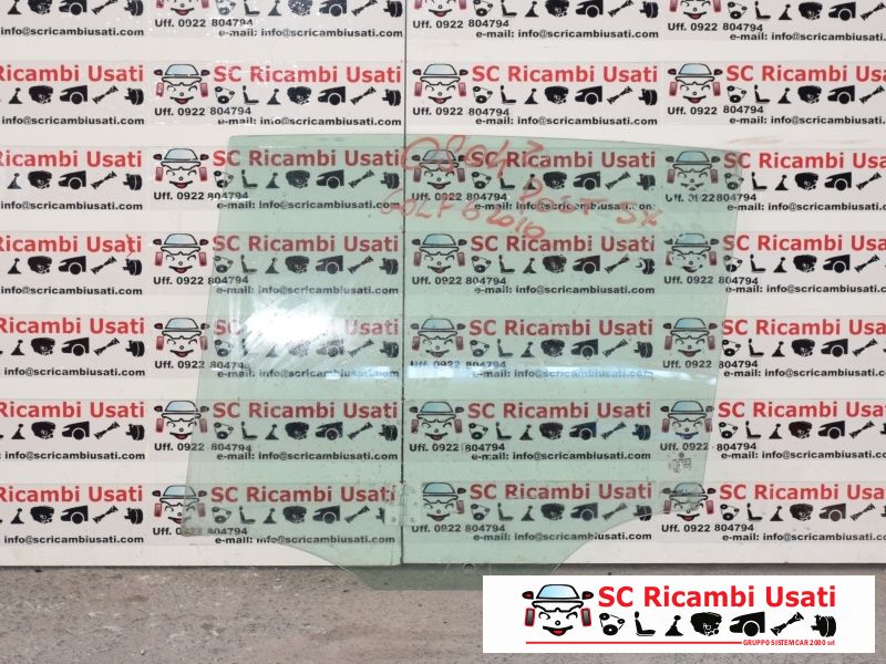 Vetro Posteriore Sinistro Vw Golf 6 - 08042 Vetro Posteriore Sinistro Vw Golf 6 - 08042