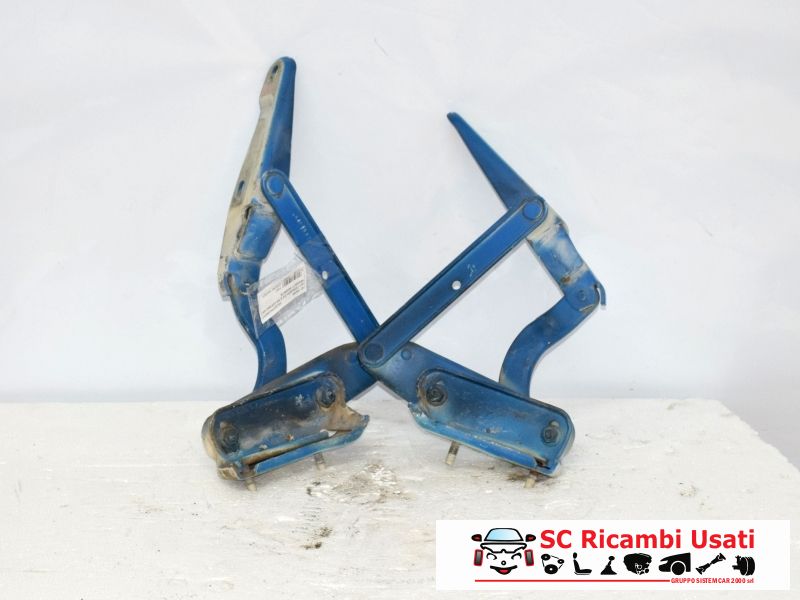 Coppia Cerniera Cofano Motore Anteriore Fiat Coupe 46306077 46306076 - 08288