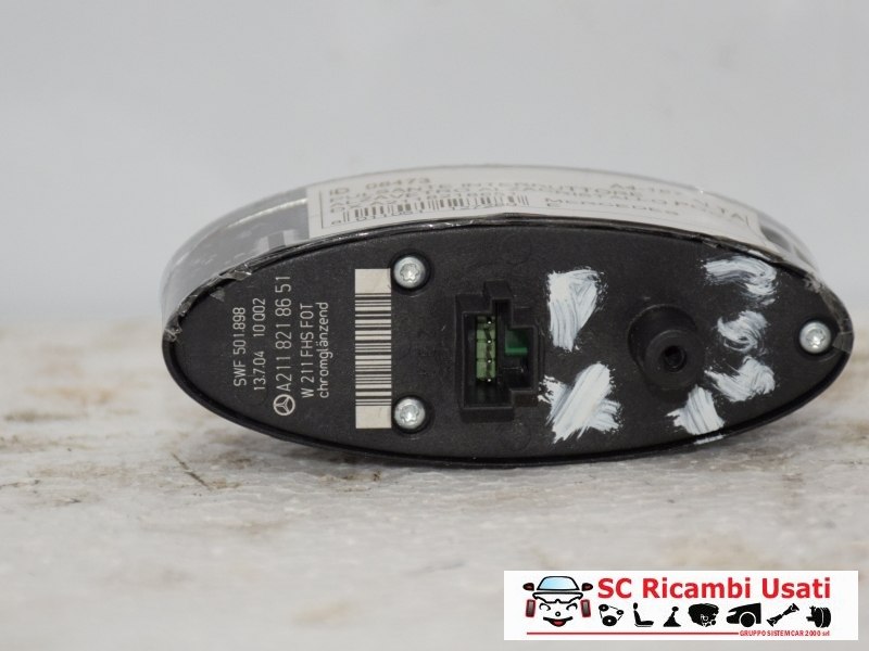 Pulsante Alzavetro Posteriore Dx Mercedes Classe E A2118218651 - 08473 Pulsante Alzavetro Posteriore Dx Mercedes Classe E A2118218651 - 08473