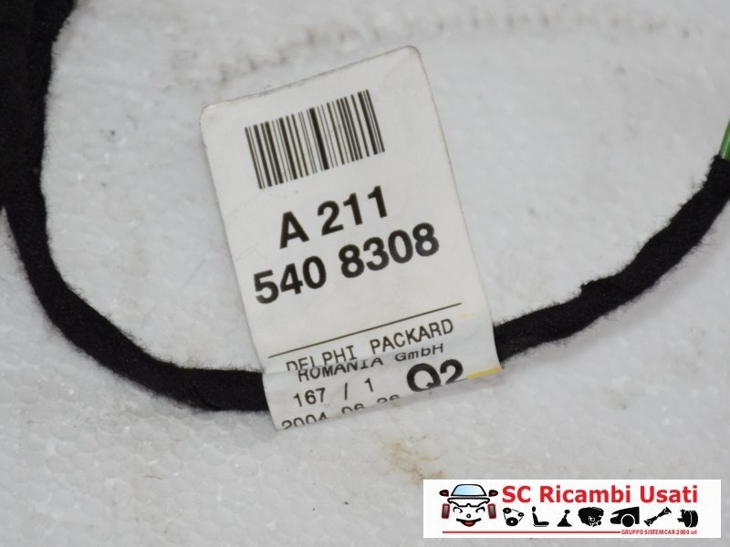 Cablaggio Porta Posteriore Destra Classe E A2115408308 - 08487