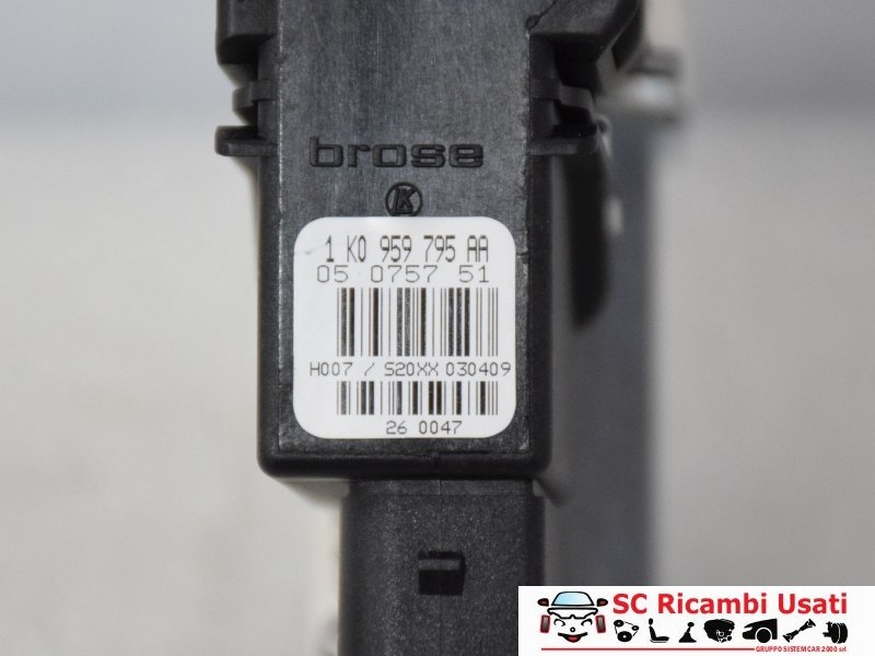 Alzavetro Posteriore Destro Vw Golf 6 1K0959704AL - 09278 Alzavetro Posteriore Destro Vw Golf 6 1K0959704AL - 09278