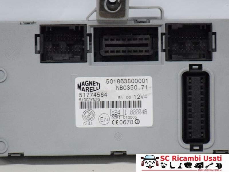 Body Computer Fiat Idea 51732919 - 09583 Body Computer Fiat Idea 51732919 - 09583