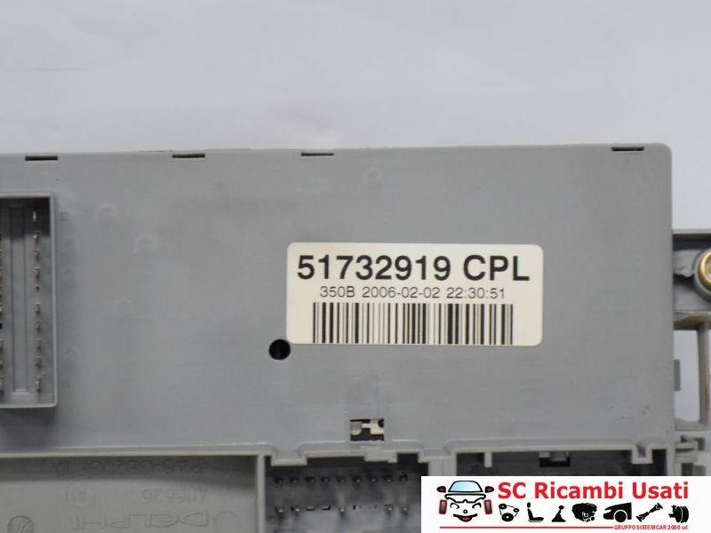 Body Computer Fiat Idea 51732919 - 09583 Body Computer Fiat Idea 51732919 - 09583