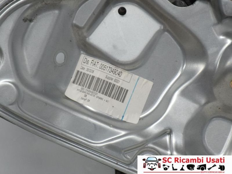 Alzavetro Posteriore Destro Fiat Idea 517349040 71734850 - 09622 Alzavetro Posteriore Destro Fiat Idea 517349040 71734850 - 09622