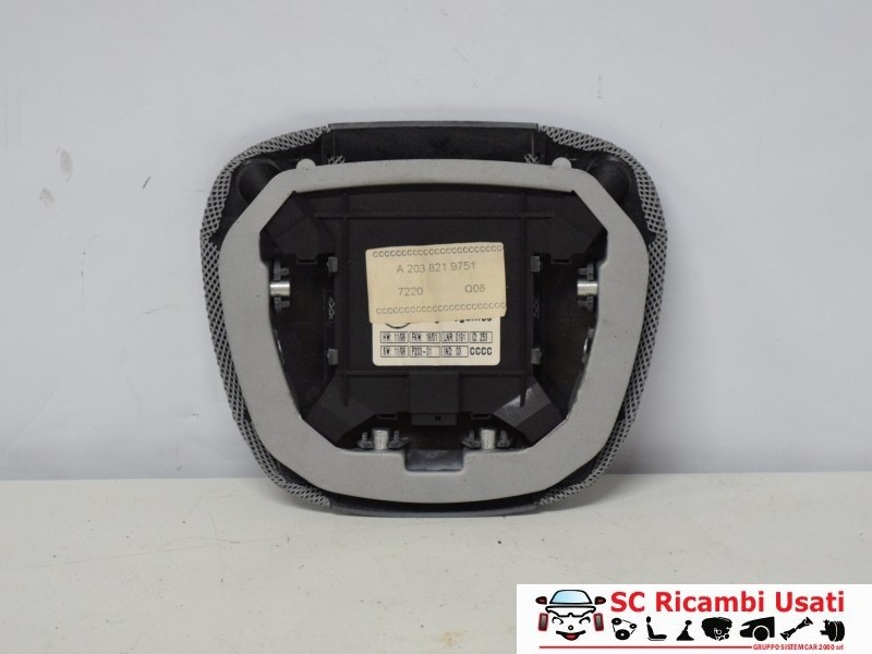 Plafoniera Mercedes Classe C W203 A2038201001 A2038219751 - 09693 Plafoniera Mercedes Classe C W203 A2038201001 A2038219751 - 09693