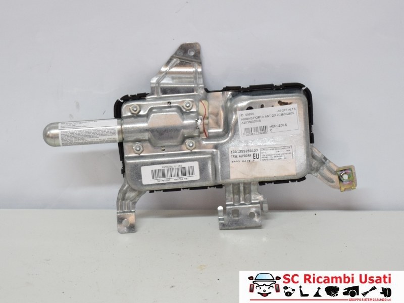 Airbag Porta Anteriore Dx Mercedes Classe C W203 A2038602605 - 09696 Airbag Porta Anteriore Dx Mercedes Classe C W203 A2038602605 - 09696