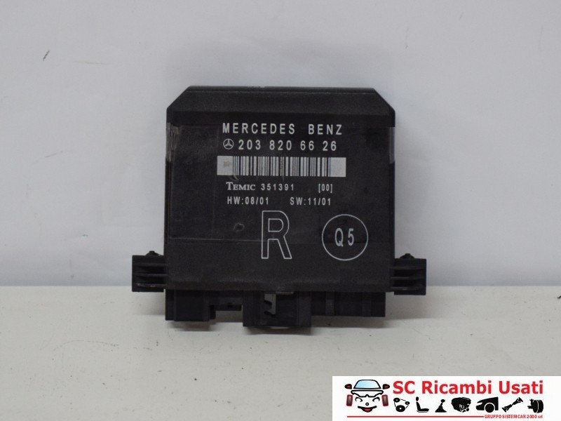 Centralina Porta Posteriore Dx Mercedes Classe C A2038206626 - 09719