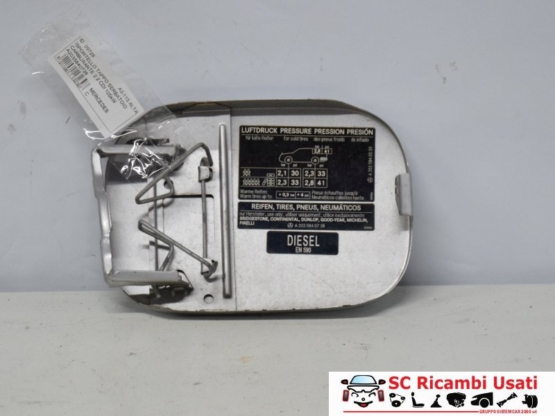 Sportello Serbatoio Carburante Mercedes Classe C A2035840738 - 09728 Sportello Serbatoio Carburante Mercedes Classe C A2035840738 - 09728