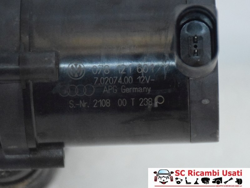 Pompa Acqua Volkswagen Passat 1.9 Tdi 078121601 - 09812 Pompa Acqua Volkswagen Passat 1.9 Tdi 078121601 - 09812