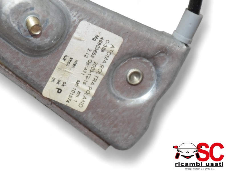 Alzavetro Posteriore Destro Fiat Panda 46803653 - 00098