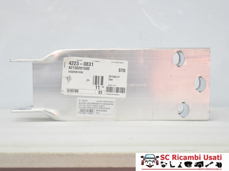 Assorbitore Sx Mercedes Glc (nuova) A2136201500 - 09922