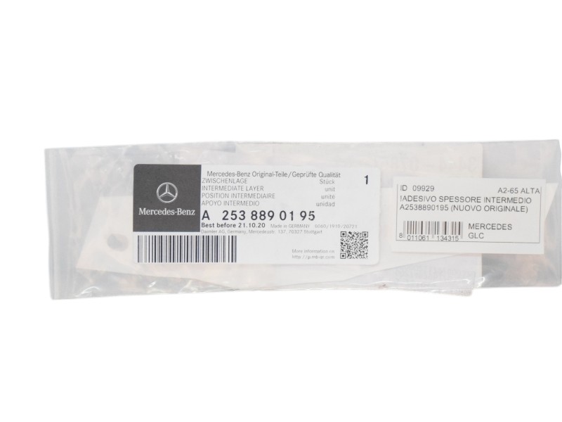 Adesivo Spessore Mercedes Glc 250d (nuovo) A2538890195 - 09929 Adesivo Spessore Mercedes Glc 250d (nuovo) A2538890195 - 09929