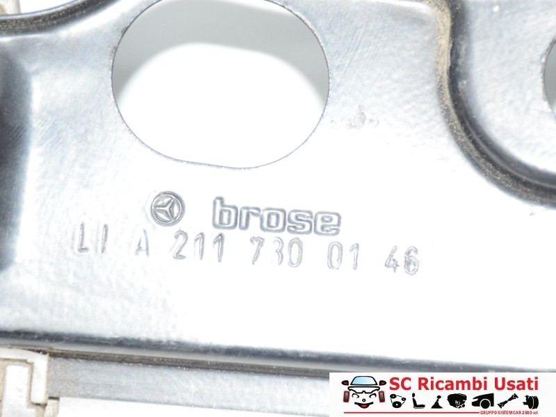 MECCANISMO ALZAVETRO POST. SX MERCEDES Classe E Berlina W211 A2117300146 (02>07)