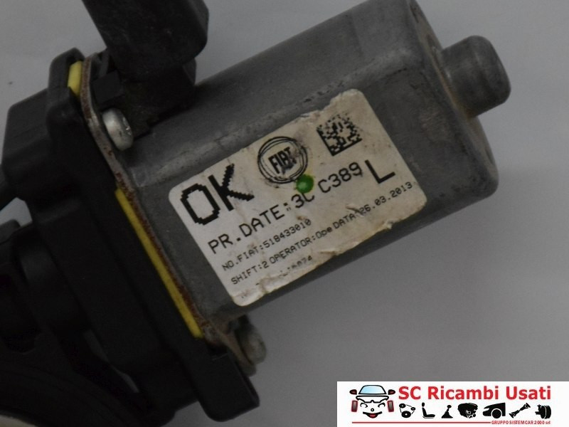 MECCANISMO ALZAVETRO ANT. SX FIAT Panda 3° Serie 51843301 (12>)