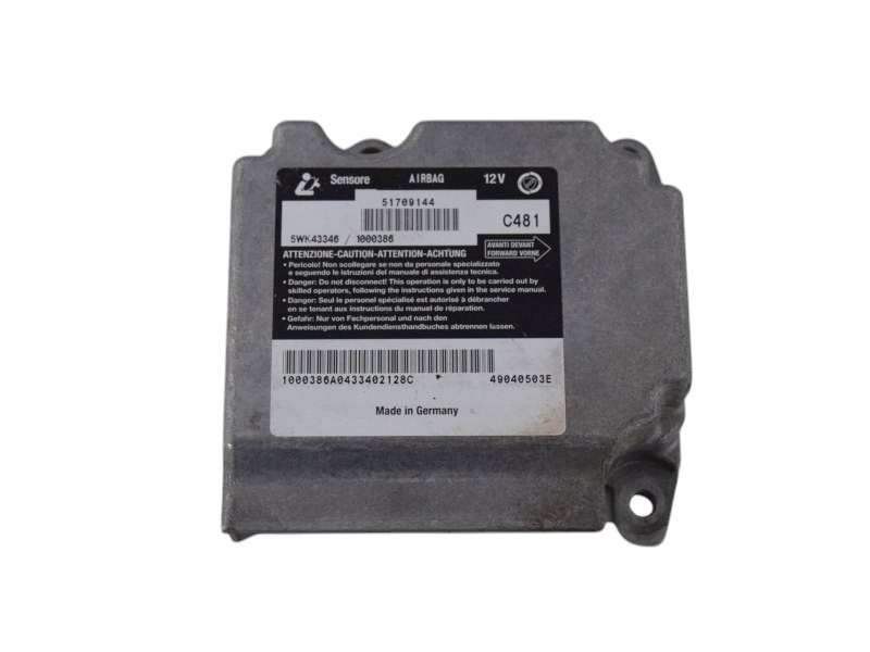 CENTRALINA AIRBAG FIAT Stilo Berlina 5P 51709144 (01>10)