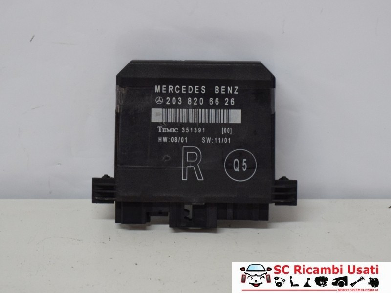 CENTRALINA PORTA POSTERIORE DX MERCEDES Classe C Berlina W203 A2038206626 (00>04)