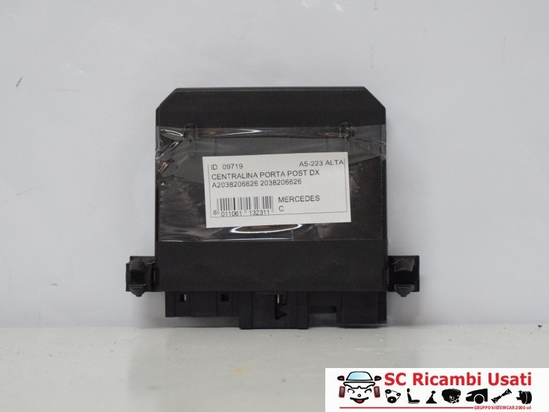 CENTRALINA PORTA POSTERIORE DX MERCEDES Classe C Berlina W203 A2038206626 (00>04)
