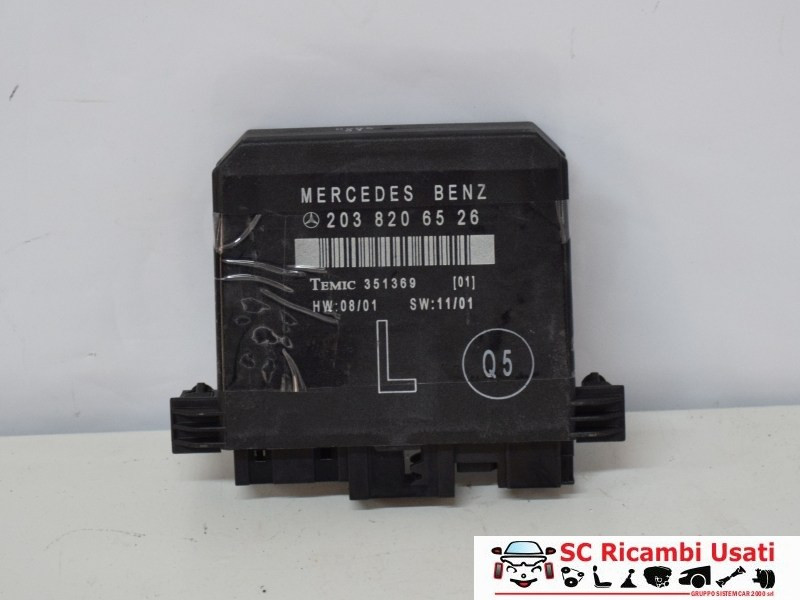 CENTRALINA PORTA POSTERIORE SX MERCEDES Classe C Berlina W203 A2038206526 (00>04)