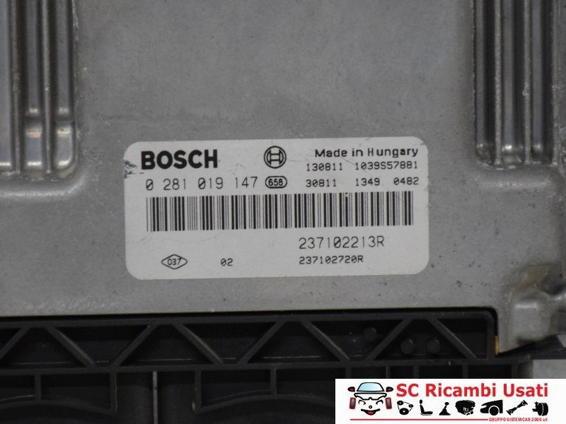 237102213R 237102213R CENTRALINA MOTORE RENAULT Clio Serie IV diesel