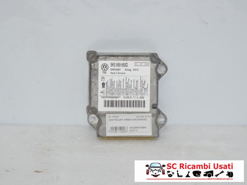 CENTRALINA AIRBAG VOLKSWAGEN Golf 6 Berlina 5K0959655D (08>12)
