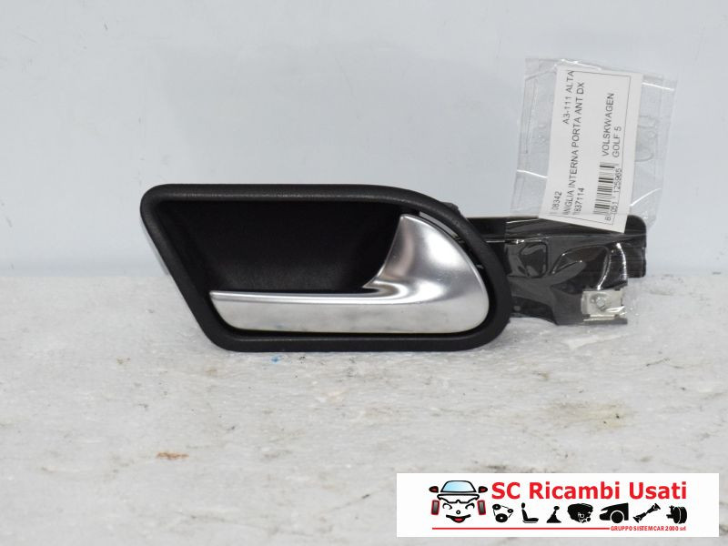 MANIGLIA INTERNA ANTERIORE DESTRA VOLKSWAGEN Golf 5 Berlina 1K1837114B (03>08)
