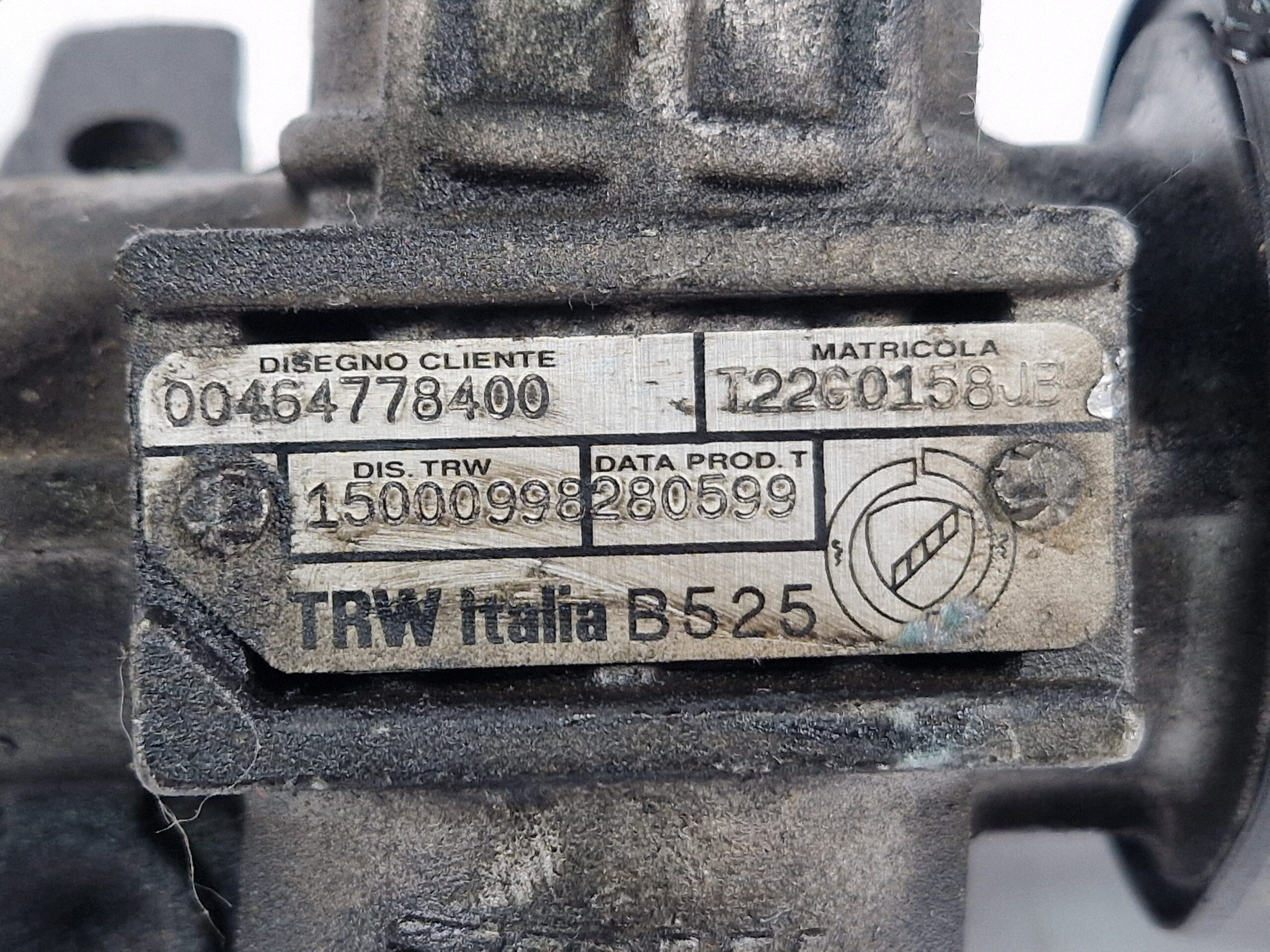 46477840 SCATOLA DELLO STERZO FIAT Coupé 2° Serie benzina