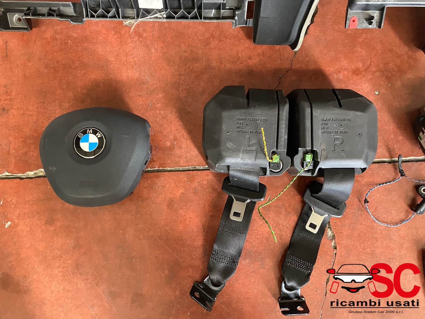 Kit Airbag Con Cruscotto Bmw X1 F48 2566133 - 03898 Kit Airbag Con Cruscotto Bmw X1 F48 2566133 - 03898