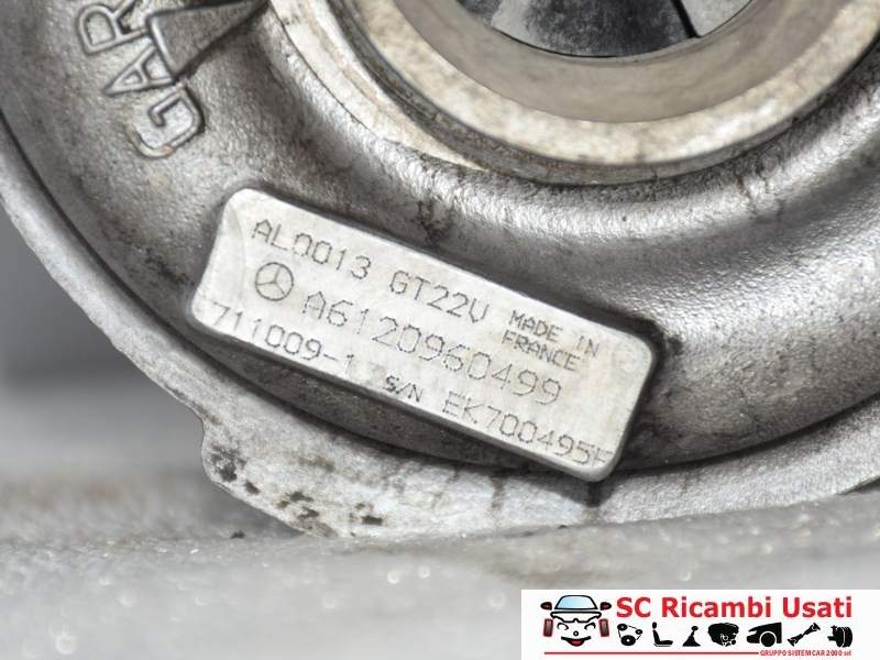 Turbina Mercedes Classe C 2.7 Cdi A6120960499 - 01053 Turbina Mercedes Classe C 2.7 Cdi A6120960499 - 01053