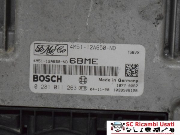 KIT ACCENSIONE 1.6 TDCI 110CV FORD C MAX 2005 4M5112A650ND 0281011263