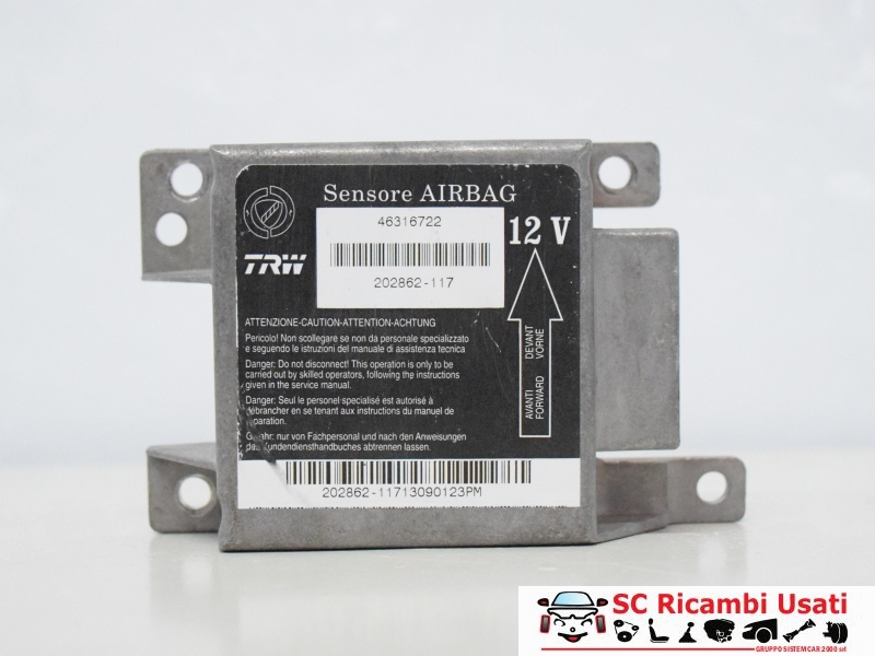 Centralina Airbag Fiat Coupe 46316722 - 11536 Centralina Airbag Fiat Coupe 46316722 - 11536