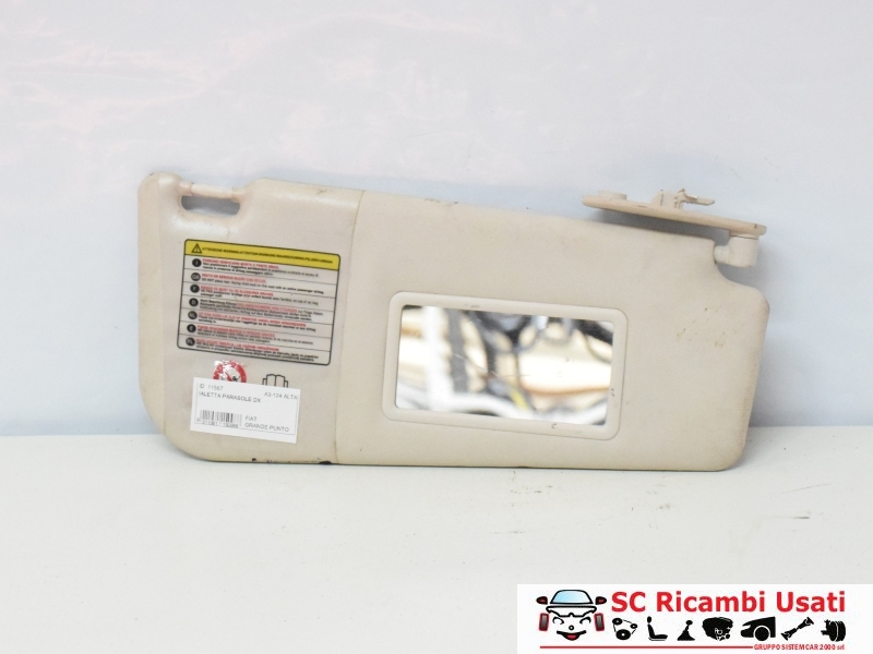 Aletta Parasole Destra Dx Fiat Grande Punto  - 11567