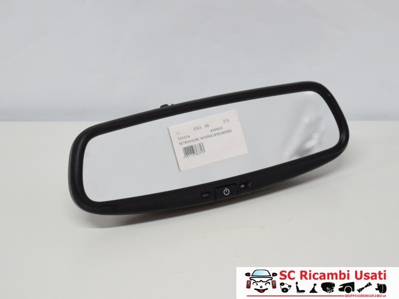 Specchio Retrovisore Interno Toyota Avensis 2005 8781005040 - 01563
