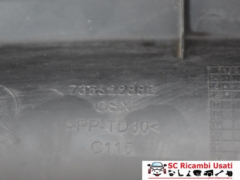 Griglia Sottoparabrezza Esterna Fiat 500x 735622882 - 01787