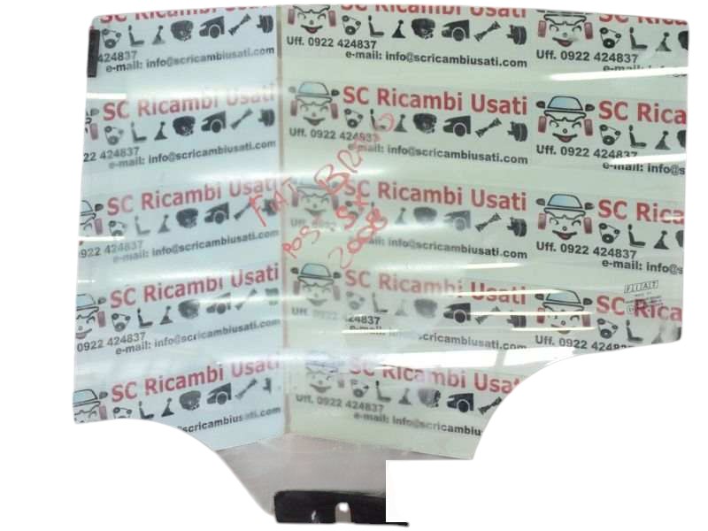 Vetro Scendente Posteriore Sinistro Fiat Bravo  - 01912
