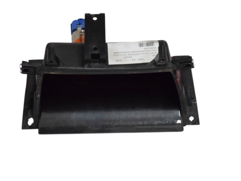 Portaoggetti Centrale Con Presa 12v Fiat Bravo 735431190 - 02061 Portaoggetti Centrale Con Presa 12v Fiat Bravo 735431190 - 02061