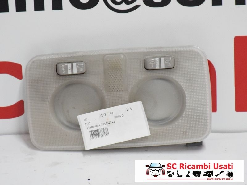 Plafoniera Fiat Bravo 735432221 - 02103
