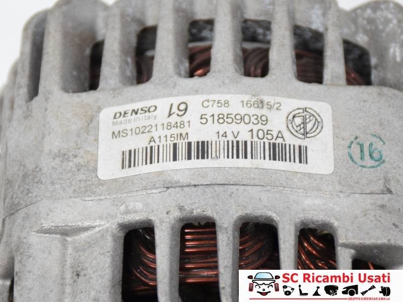 Alternatore Fiat 500l 1.4 Benzina 51859039 - 02193