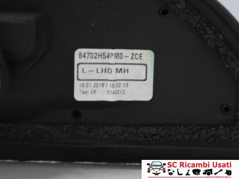 Specchietto Retrovisore Sinistro Suzuki Vitara 84702H54PM0 - 02515 Specchietto Retrovisore Sinistro Suzuki Vitara 84702H54PM0 - 02515