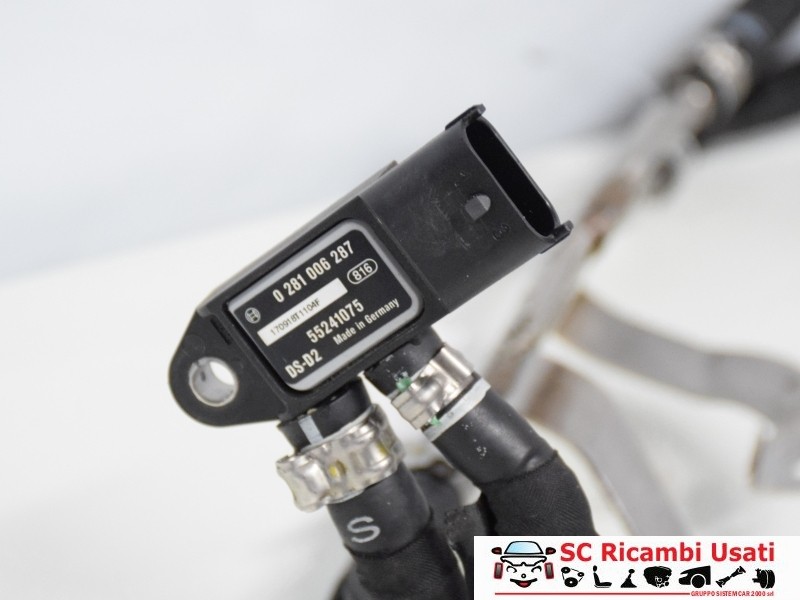 Sensore Di Pressione Con Tubazione Fiat 500l Mjt 52083138 52088597 - 02607