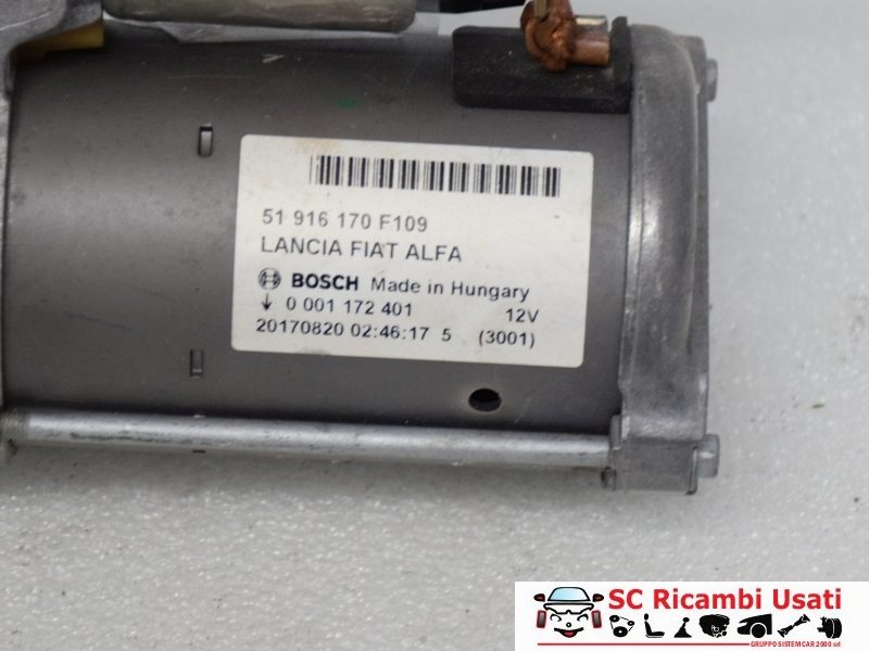 Motorino Avviamento Fiat Tipo 51916170 51810307 - 02612 Motorino Avviamento Fiat Tipo 51916170 51810307 - 02612